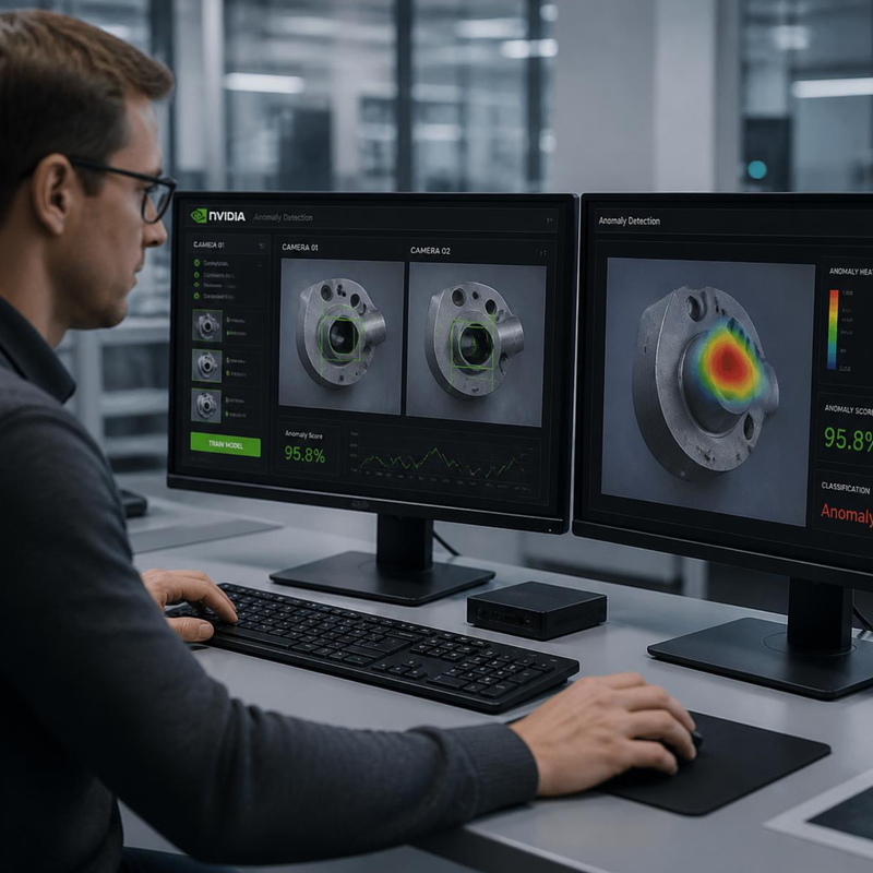 Cargue la imagen en el visor de la galería, NVIDIA aplicaciones de IA para la detección de anomalías
